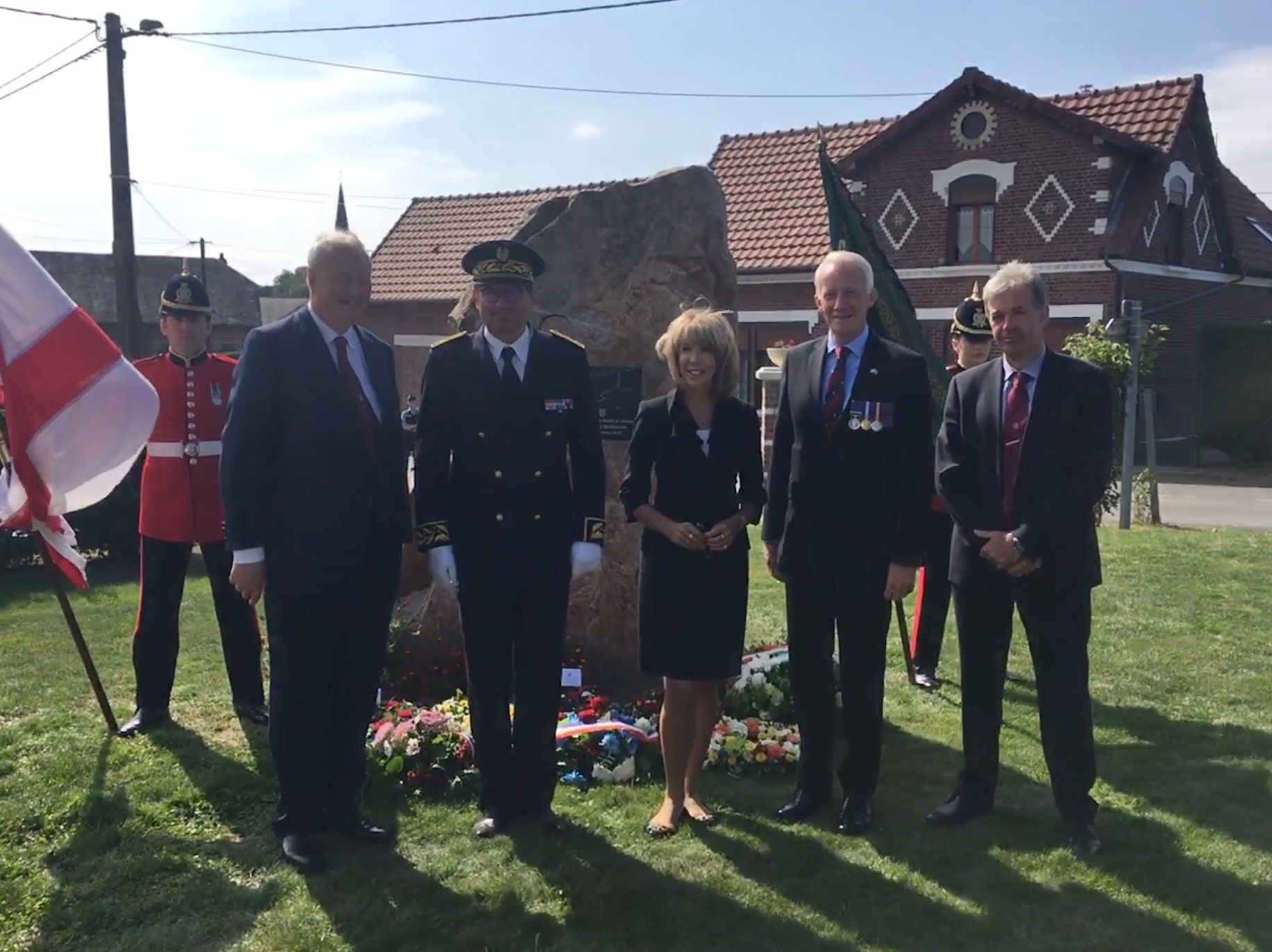 Jersey official visit in the Somme