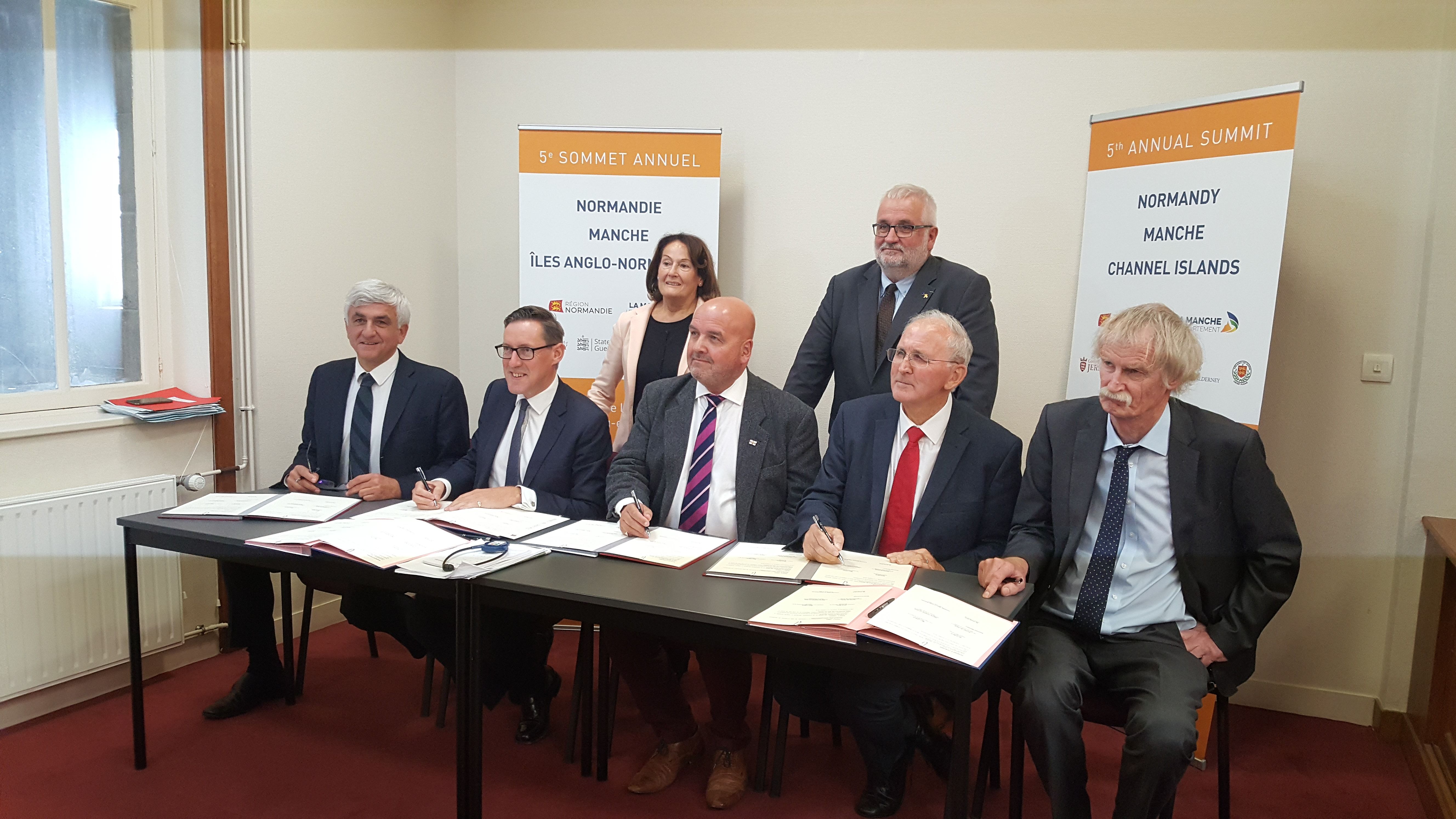 Annual summit with La Manche and Normandy