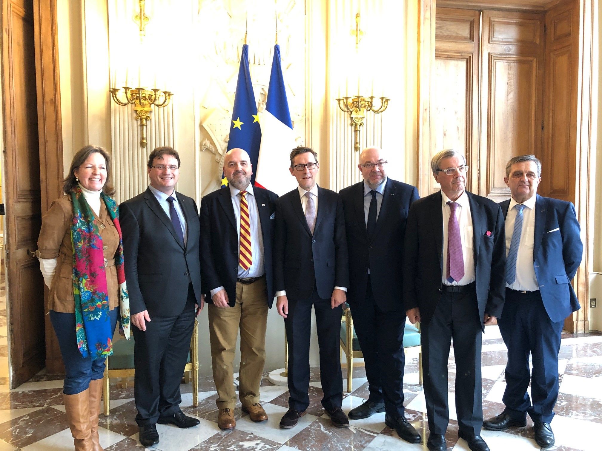 Channel Islands Ministers make visit to Paris