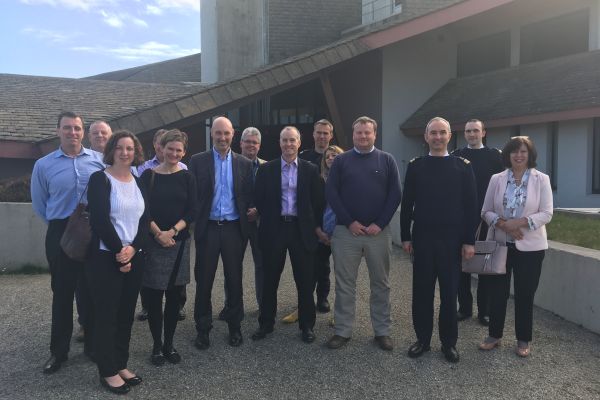 Sécurité civile Anglo-Normande en visite dans La Manche