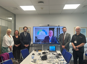 First meeting with the University Hospital of Caen- Normandy with CI Health services