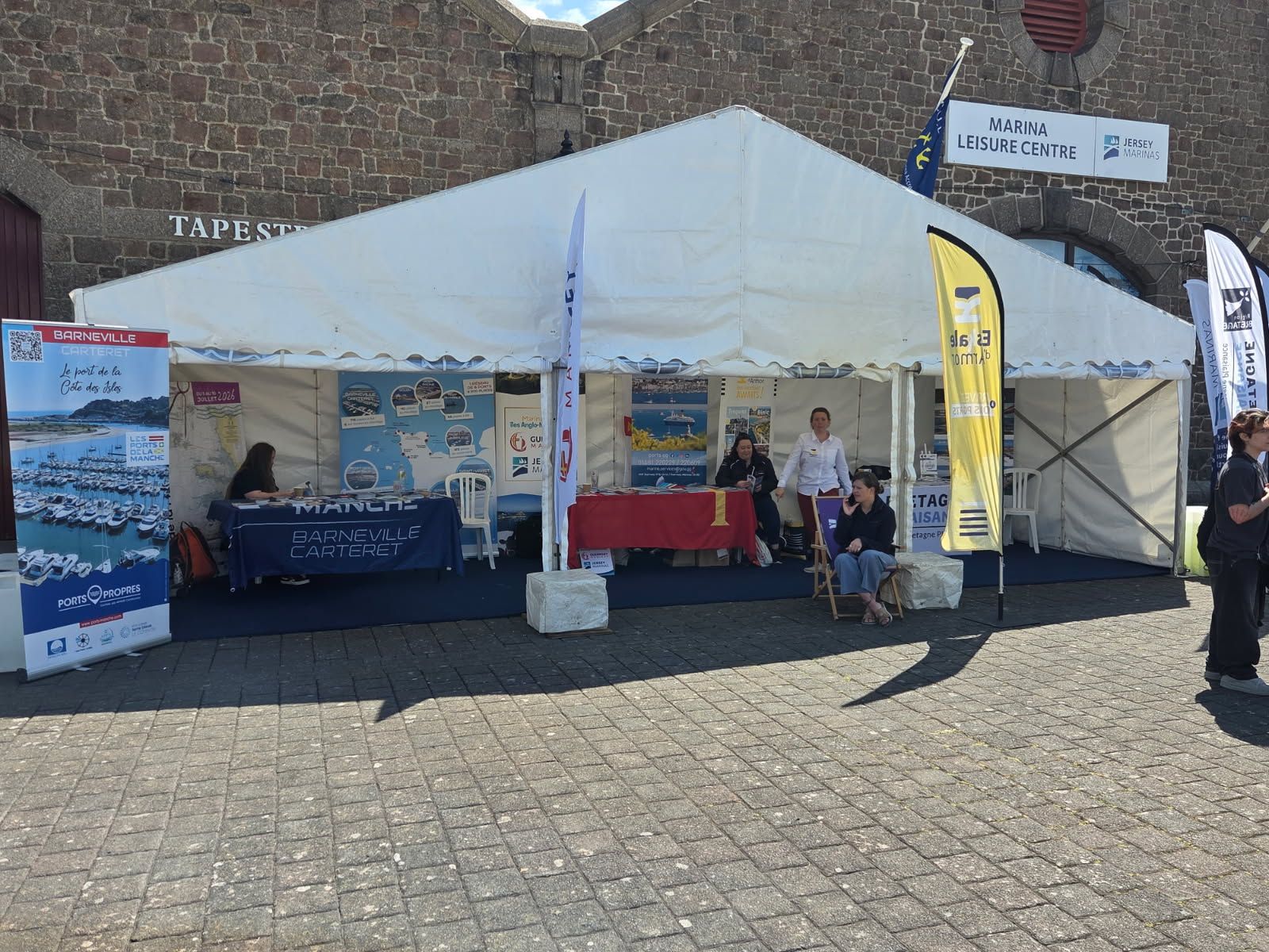 Les marinas bretonnes et normandes participent au Jersey Boat Show!