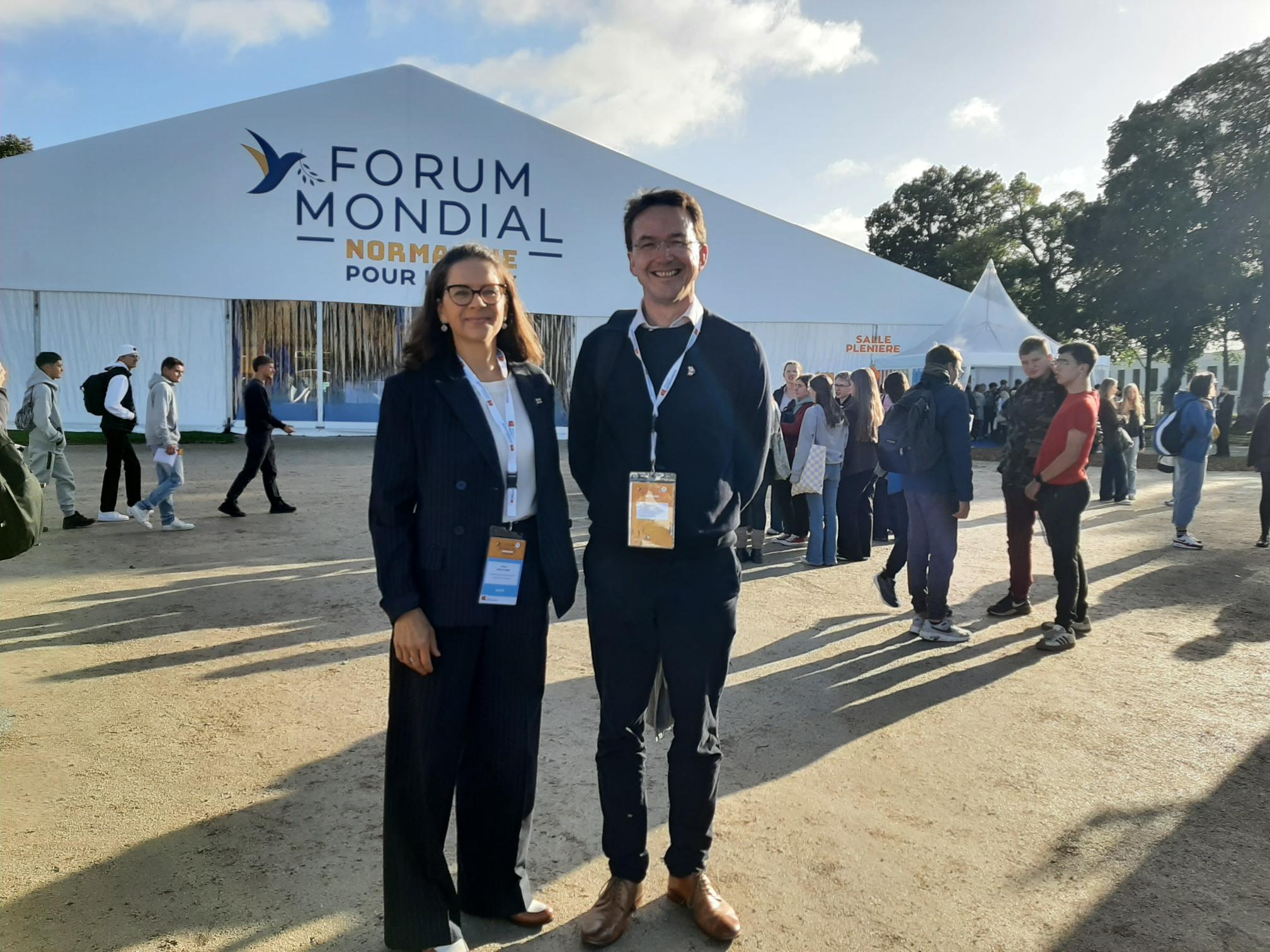 Guernsey and Jersey at the 2024 Normandy Peace Forum