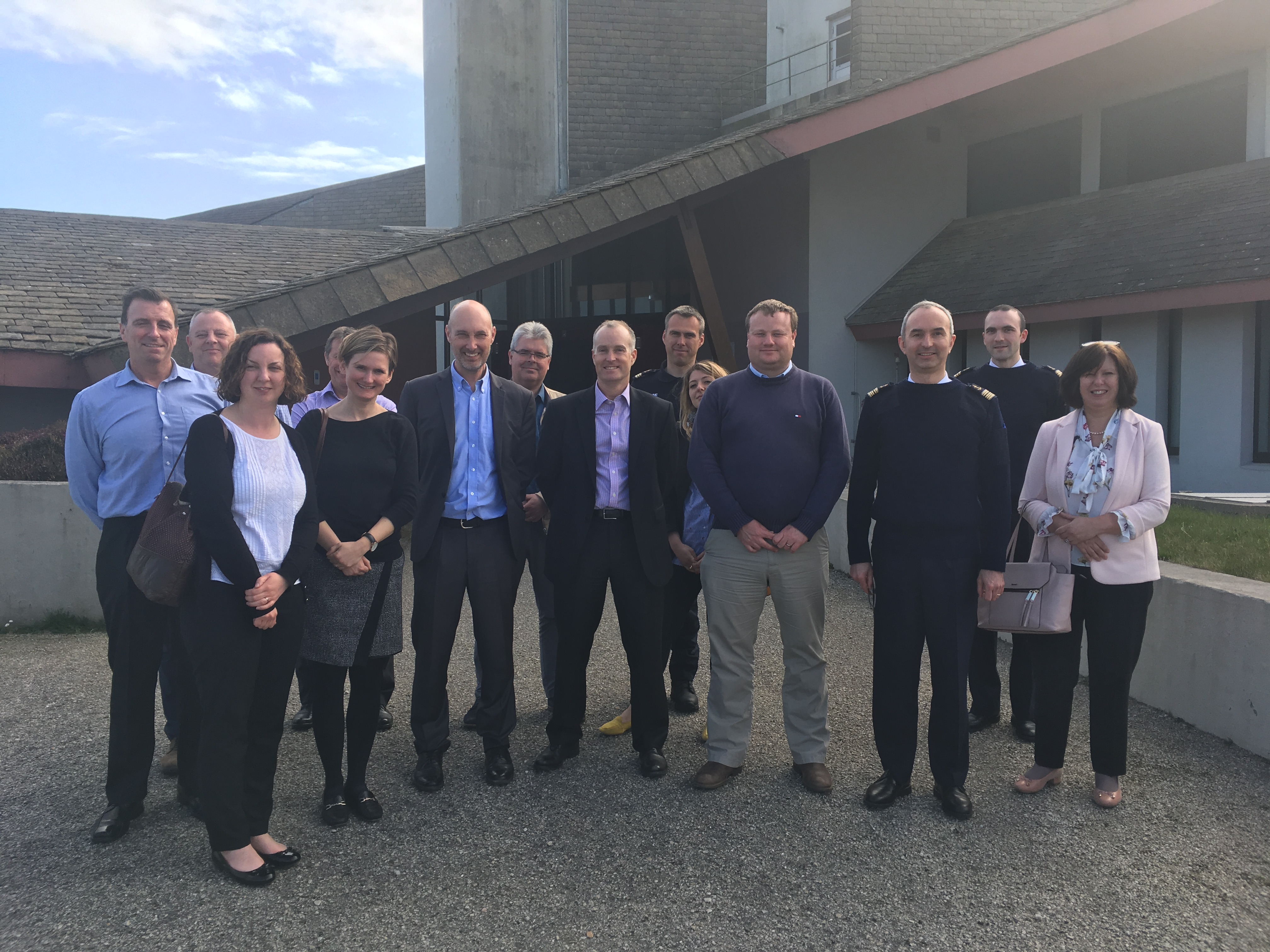 Sécurité civile Anglo-Normande en visite dans La Manche
