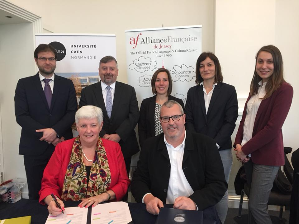 Formalised partnership between Caen University and Jersey Education Department