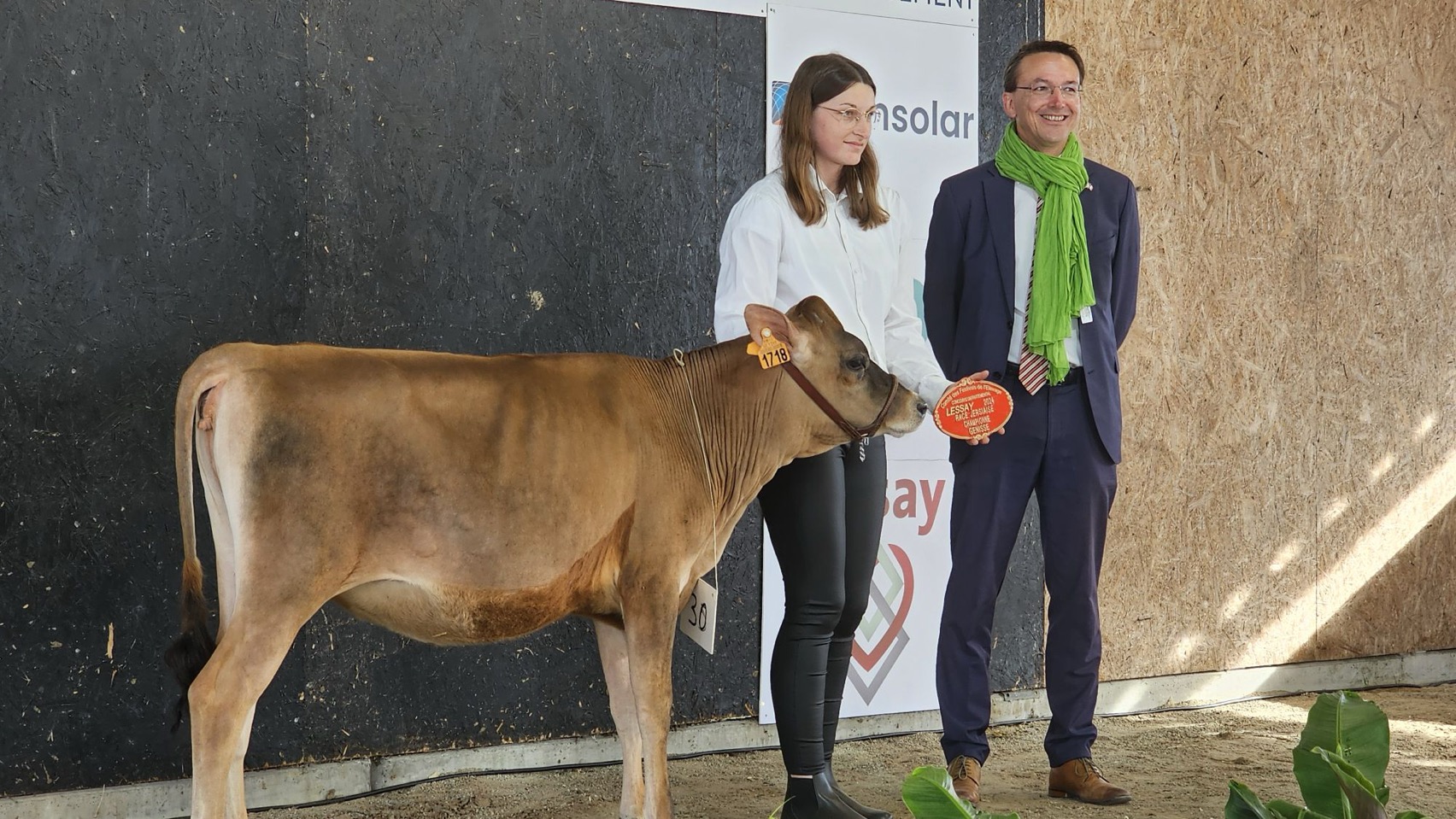 Visite jersiaise à la foire de Lessay