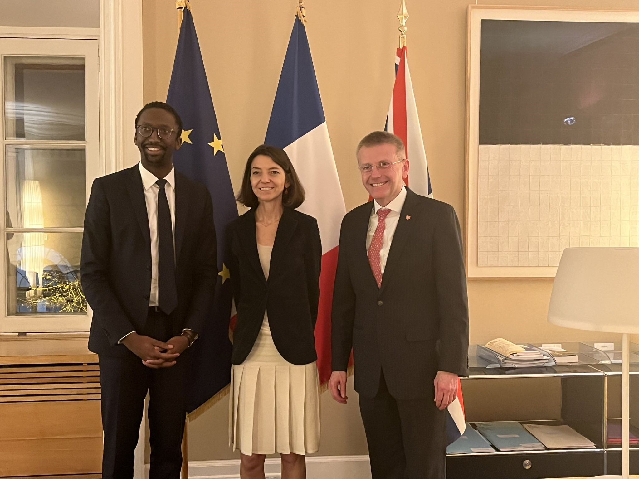 Visite ministérielle à Paris