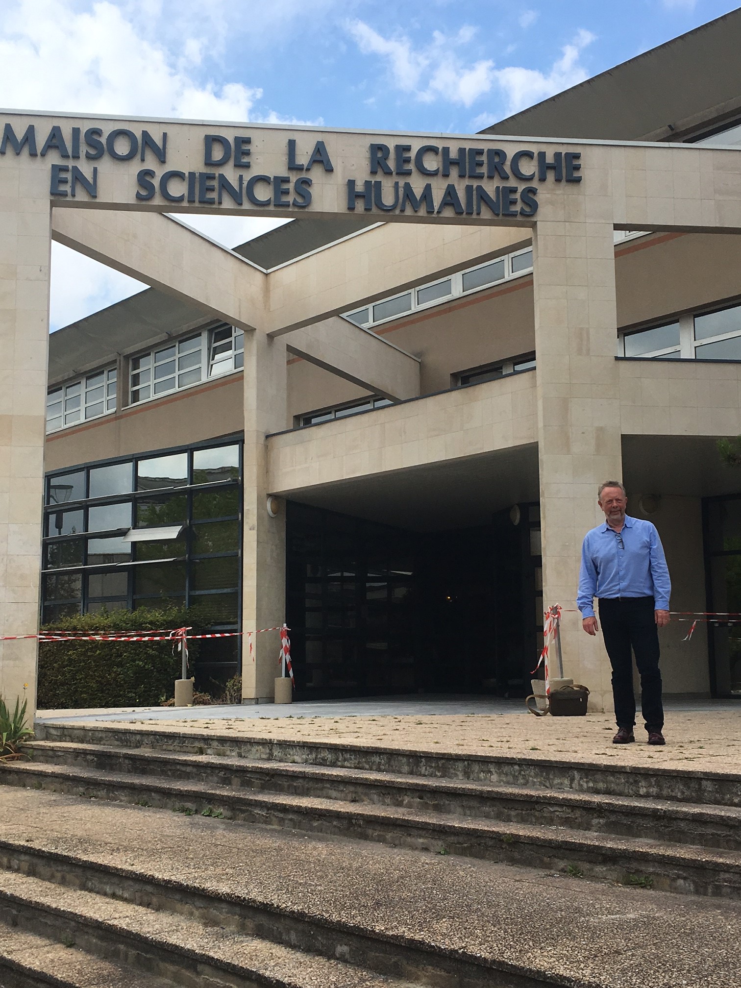 Minister Bryans visiting the University of Caen