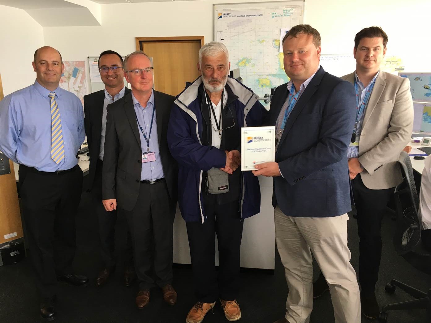 First visit of St Malo Harbour Master to Jersey