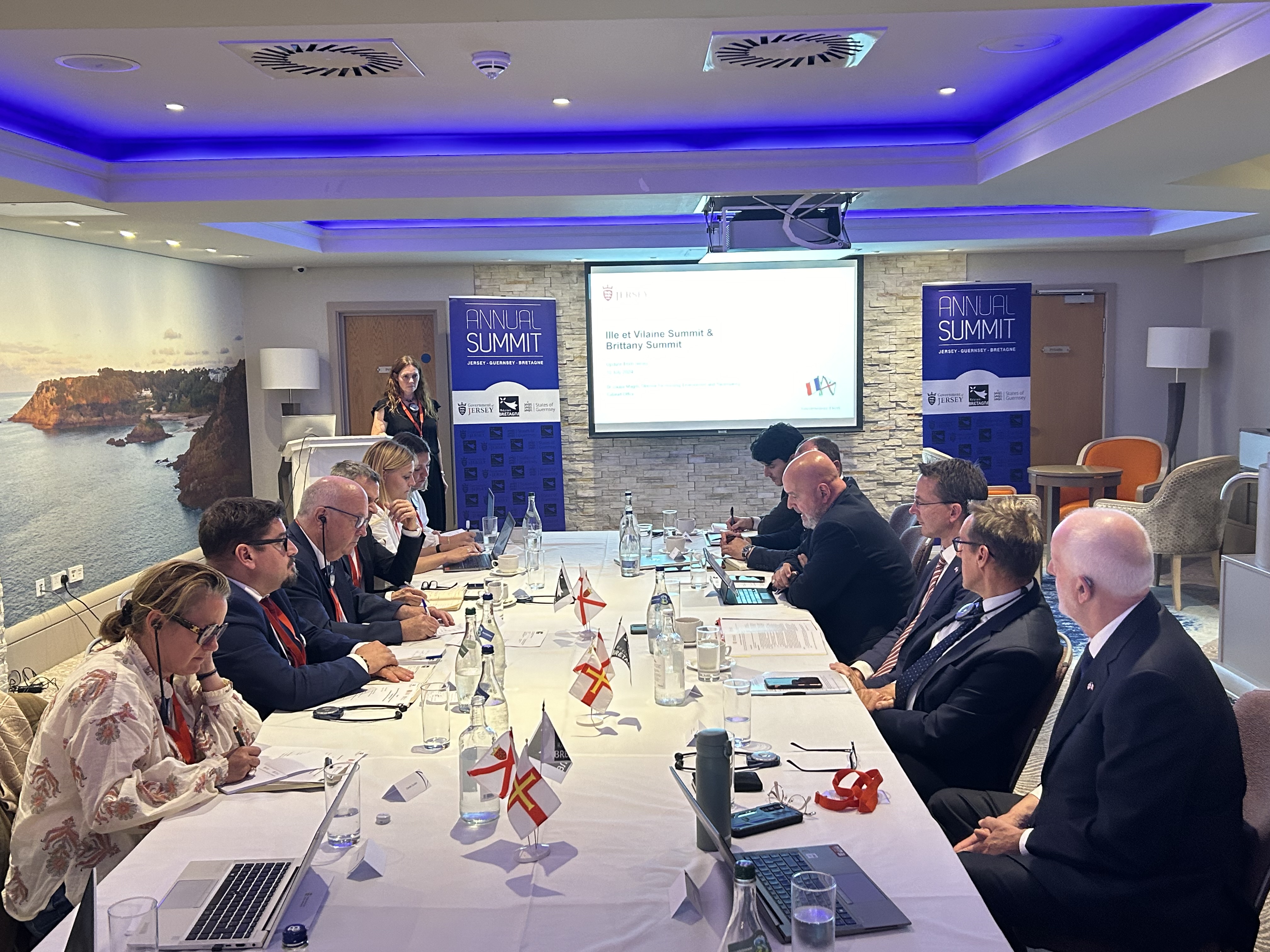 Annual political summit with Ille-et-Vilaine and Brittany in Jersey