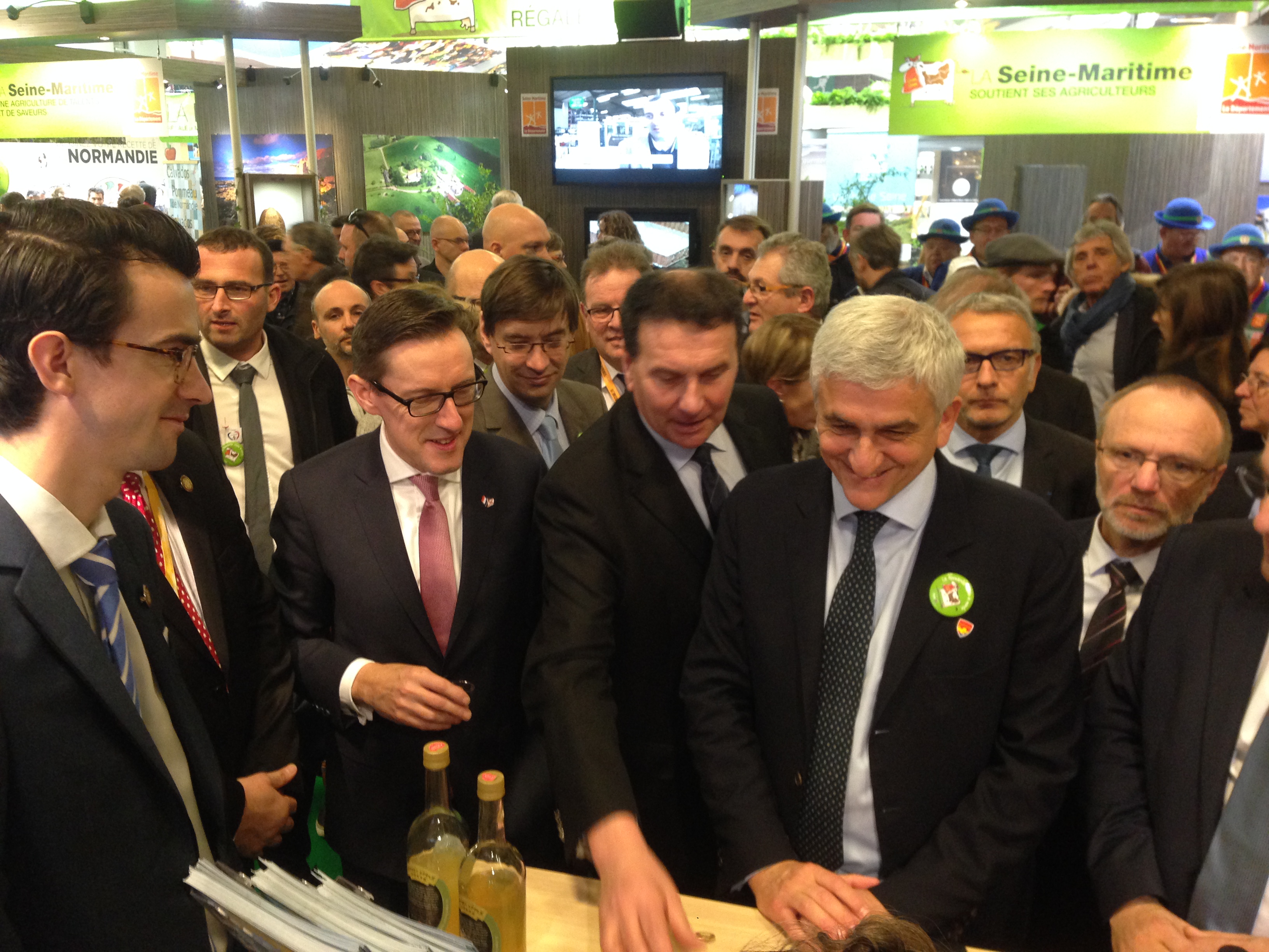 La Manche- Jersey stand at the Agricultural show