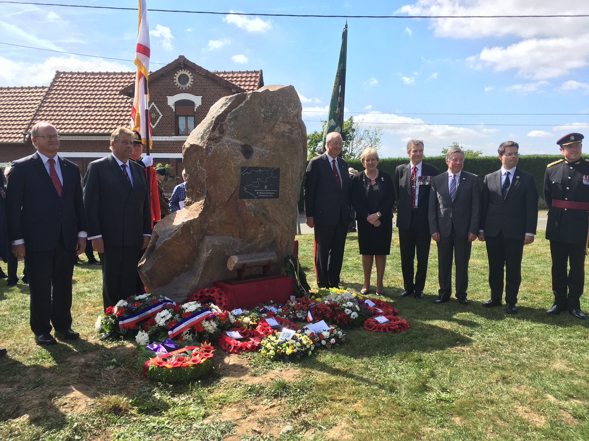 Commemorative monument in Guillemont, Somme