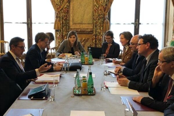 Visite ministérielle anglo normande à Paris